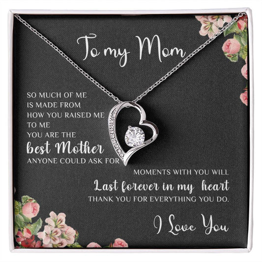 To My Mom | I Love You - Forever Love Necklace